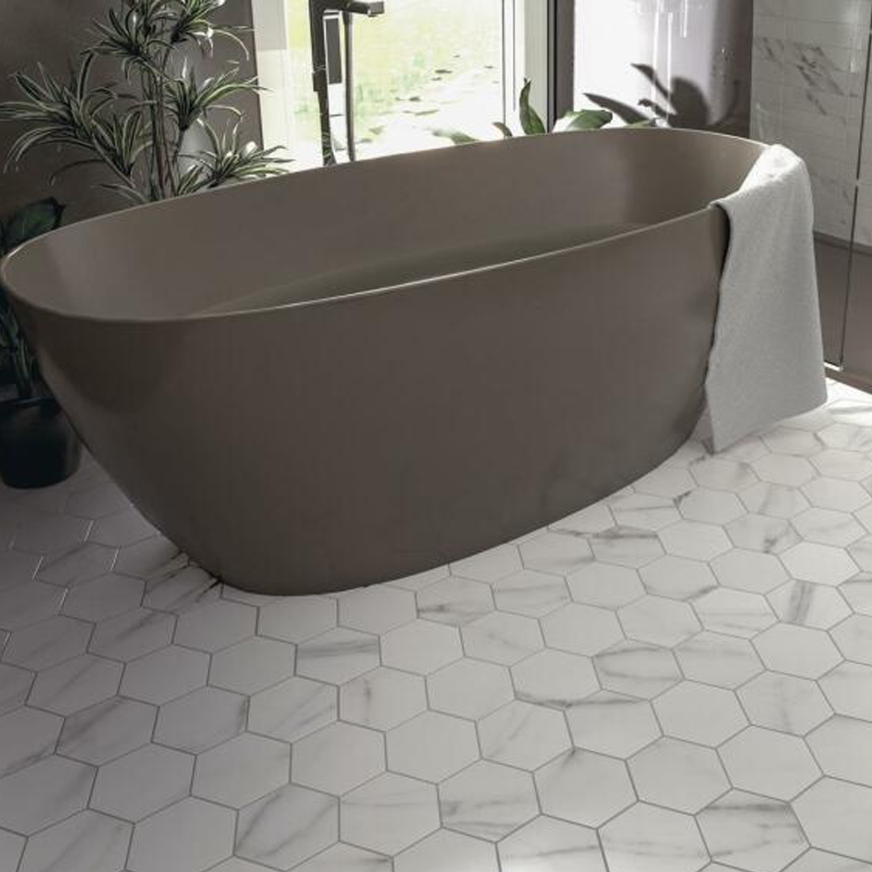 Cifre Ceramica Hexagon Ducale Mat 15x17cm